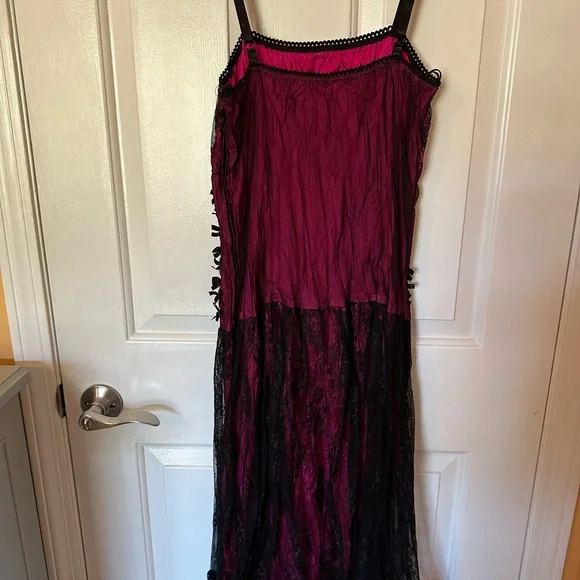 Black Orchid stunning MIDI party dress L - Picture 2 of 6